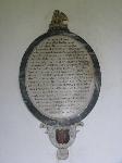 Oval wall plaque