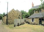 Former drying sheds (left) and papermakers cottage (right)