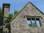 Part of the manor ruins, Hampton Gay