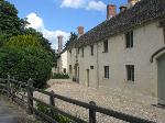 The frontage of the manor